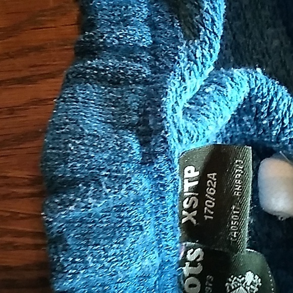 ROOTS Sz XS Teal Salt & Pepper Original Track Pants EUC #158 - Picture 2 of 4